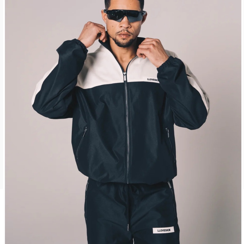 NWT Llovesick Donni Track Colorblock Jacket